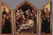 HEEMSKERCK, Maerten van Triptych of the Entombment oil painting artist
